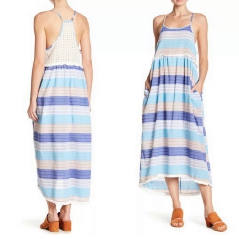 Anthropologie lightweight racer back midi dress (Charlie O)